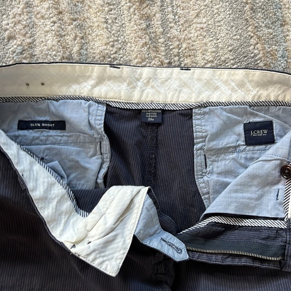 J. Crew Club Short 29” 9.5” inseam blue striped - Picture 6 of 8